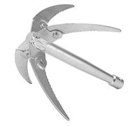 Irfora Elimina Erbacce da Pesca, Coltello per Erba Acquatica con Corda da 10 M, Coltello di Ancoraggio Pieghevole Resistente Alla Ruggine in Ferro Zincato, Design della Vite Ad Ampio