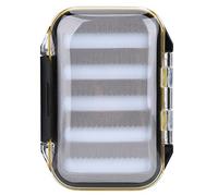 Irfora Fly Lure Box, Resistente Design Imbottito in Schiuma (Black Type A | Plastica resistente, accessorio leggero, copertura liscia, portatile in due dimensioni