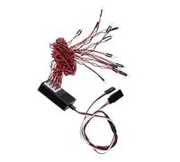 Irfora Kit di Illuminazione RC Avanzato a 12 LED per Auto RC 1:10 Utilizzo Efficiente Dell'energia Installazione Semplice per Gli Appassionati