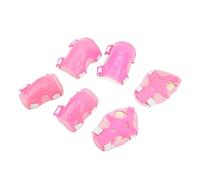 Irfora Kit Protettivo per Pattinaggio a Rotelle per Bambini, Comode Protezioni Ginocchia e Gomiti Bambini (Rosa)