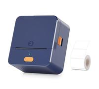 Irfora Macchina per etichette P1 Stampante termica tascabile per adesivi da 57 mm per l'organizzazione di etichette adesive Adesivi per studio con date fai da te Larghezza etichetta 20-50 mm Supporto