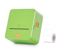 Irfora Macchina per etichette P1 Stampante termica tascabile per adesivo da 57 mm per l'organizzazione di etichette adesive per studio Con Date FAI da te Larghezza etichetta 20-50 mm supporto