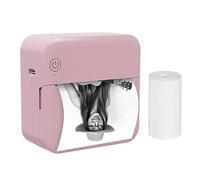 Irfora Mini Stampante Termica Tascabile Multifunzione Portatile Sticker 300DPI Stampa Foto Istantanea Supporto Connessione BT per Smartphone con 1 Rotolo di Carta 57mm Compatibile con iOS Sistema