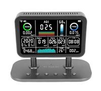 Irfora Misuratore della qualità Dell'aria Interna 13 in 1, Rilevatore TVOC HCHO PM1.0 PM2.5 PM10 con Schermo a Colori e Monitoraggio 24 Ore su 24, Misuratore Portatile con Funzioni