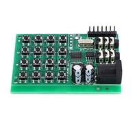 Irfora Modulo DTMF Audio, Scheda Trasmettitore a Doppio Tono | Predisposto per l\'interfaccia MCU, genera 16 toni, funziona da 5-24 V CC, doppie prese audio