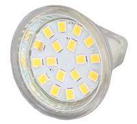 Irfora MR11 Spot Light Bulb 3W, Basso Consumo Energetico, Nessuno (Cold | Materiale PC durevole, efficienza energetica, angolo del fascio regolabile, ideale per l\'illuminazione del paesaggio
