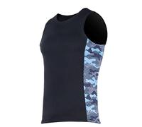 Irfora Muta da Uomo Gilet in Neoprene da Immersione Senza Maniche Top Surf per Sport Acquatici Giacca Nuoto Canoa Nuoto (S)