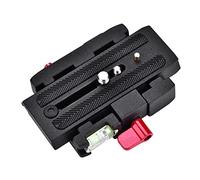 Irfora QR Piastra di Base per Manfrotto 501, 500AH | Materiale in lega di alluminio, compatibile con treppiedi, meccanismo di sgancio rapido, supporta attrezzature fotografiche