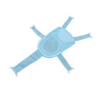 Irfora Rete di Supporto per Seggiolino da Bagnetto per Bambini Regolabile, Antiscivolo, Poggiatesta in Morbida Spugna, Design Antiscivolo, Adatto 0-18 Mesi (Blu)