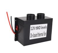 Irfora Riscaldatore di Spazio Portatile, Riscaldatore Elettrico DC24V 2 Defogger di Uscita Dell'aria Defroster 600W per L'inverno e il Tempo Umido, Adatto Alla Scrivania con Controllo