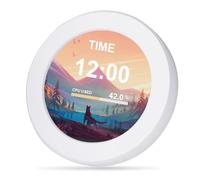 Irfora Schermo secondario IPS portatile raffreddato ad acqua da 2,1 pollici, schermo LCD rotondo compatto, schermo di monitoraggio della temperatura GPU dell'host del computer