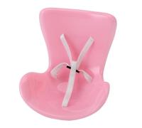 Irfora Sedia per Bambola per Auto Seduta in Plastica Compatta Comodo Display Presa D'aria Ornamento Giocattoli di Peluche, 1,9 Once (Roseo)