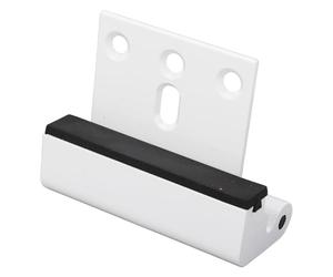 Irfora Serratura per Porta di Sicurezza Domestica Robusta Lega di Alluminio Serratura Sicurezza a Prova Bambino Rinforzo per Porta Anteriore Garage Camera Letto (Bianco)