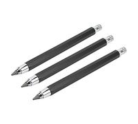 Irfora Set di Matite da Falegname Meccaniche, Marcatori di Precisione | Include 3 matite, Temperino incorporato, Impugnatura comoda, Ideale per la lavorazione del legno, l\'aula e i progetti di