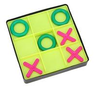 Irfora Set di Scacchi OX, Plastica Leggera per Bambini | Gioco educativo, divertimento al chiuso e all\'aperto, adatto ai viaggi, facile da riporre