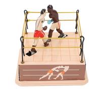 Irfora Set Giocattolo a Molla con Orologio a Forma di Ring da Boxe Vintage | Azione di boxe interattiva, Design in ferro lavorato, Perfetto per l\'arredamento, Fascino nostalgico, Ottimo regalo per i
