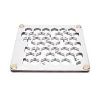 Irfora Sottobicchiere in Metallo a Doppio Strato, Acciaio Inossidabile | Dissipazione efficiente del calore, dimensioni precise 12x12 cm, versatilità nell\'utilizzo, facile da pulire