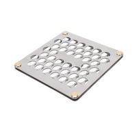 Irfora Sottobicchiere in Metallo a Doppio Strato, Acciaio Inossidabile | Dissipazione efficiente del calore, dimensioni precise 12x12 cm, versatilità nell\'utilizzo, facile da pulire