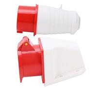 Irfora Spina Presa Industriale Impermeabile 16A IP44 con Guscio in ABS e Guida a Barra in Ottone per Industria, Agricoltura, Industria Chimica, Aeroporto, Metallurgia