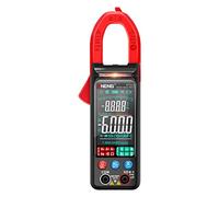 Irfora ST212 - Misuratore di pinza, multimetro digitale intelligente 6000, conta, voltmetro intelligente AC e DC 400 A, amperometro VA, display colorato per auto, range, tipo di pinza, tester NCV