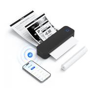 Irfora Stampante a trasferimento termico portatile A4 Stampante a trasferimento Wireless per tatuaggi da utilizzare Con cellulare/Lap 56 mm/77 mm/107 mm/210 mm/216 mm (2 pollici/3 pollici/4 pollici/8