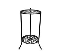 Irfora Supporto per Piante in Ferro Portavasi per Fiori Supporto in Metallo a Doppio Strato, Dimensioni 50*24 Cm, Colore , 1 * Supporto per Vasi da Fiori a Doppio Strato per Piante da