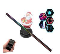 Irfora T40 Proiettore di Ologramma 3D Ventilatore di Display Pubblicitario Lettore a Parete Ventilatore Video con Foto LED 3D Naked Eye con 224 Pezzi di Perline LED Segnale di Controllo