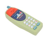 Irfora Telefono Giocattolo per Bambini Simulazione Chiamata Musicale Apprendimento Educativo Divertimento per i più Piccoli Plastica 5,9 X 2 Pollici (Verde)