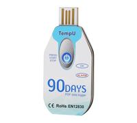 Irfora Temp009 - Registratore di temperatura USB PDF usa e getta registratore di temperatura 90 giorni per l'industria chimica biologica/medica
