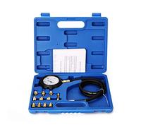 Irfora Tester di Pressione Dell'olio Motore, Strumento di Test di Test Diagnostica Cilindri Strumento di Test dell'utilità con Adattatori in Ottone per la Maggior Parte dei Motori,