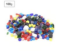 Irfora Vetro Multicolore, Blocchi da Fusione Artigianali | Ottimo per lavori decorativi, facile da usare, versatile nei progetti, consistenza morbida, adatto al forno a microonde