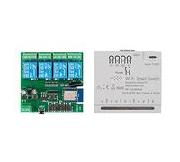 Irfora WiFi RF Home Electrical Appliance 5V 12V Breaker On-Off Controller Modulo Pointing Self-Locking Cellphone APP Remote Control Compatibile con Controllo vocale Amazon
