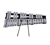Irfora xilofono per bambini, Pieghevole 30 Nota Glockenspiel Xilofono Cornice di Legno Barre in Alluminio Regalo per Strumenti Musicali a Percussione con il Sacchetto di Trasporto