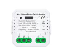 Irfora ZigBee - Modulo di commutazione normale per elettrodomestici, 1 marcia, modulo di controllo dell'interruttore, compatibile con telecomando, controllo vocale domestico, deve essere utilizzato