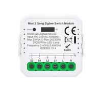 Irfora ZigBee - Modulo di commutazione normale, per elettrodomestici, a 2 marce, per cellulare, app di controllo remoto, compatibile con il controllo vocale domestico, deve essere utilizzato con