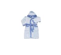 IRGE Accappatoio Bagno Ragazzo/a Piscina in Spugna Cotone per Bambino/a Vari Modelli (IG041/2 cielo, 10-12 anni)