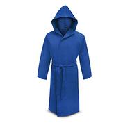 Irge Accappatoio Microfibra Cappuccio e Borsetta Unisex (Royal, XXL)