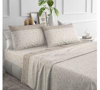 IRGE Completo Lenzuola Letto Singolo / Matrimoniale/Piazza Mezza Made in Italy