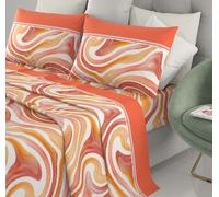 IRGE Completo Lenzuola Letto Singolo / Matrimoniale/Piazza Mezza Made in Italy