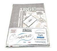 Irge Completo Letto Singolo Lenzuola Cotone 100% Art.1