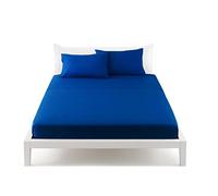 Irge Lenzuola Piazza e Mezza Puro Cotone Tinta Unita Vari Colori