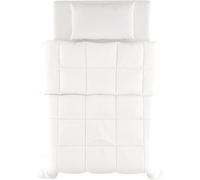 IRGE Piumino Invernale Caldo e Morbido - Imbottitura 300 gr/m² in Microfibra Mano Pesca, Made in Italy - Singolo, Piazza e Mezza o Matrimoniale - Lavabile in Lavatrice (Bianco, Una piazza e mezzo)