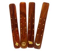 Irge Porta Incenso Legno Oro