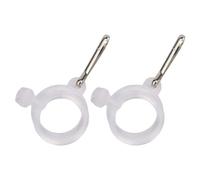 IRGVJIFR Anelli per Asta per Bandiera Anelli for Bandiere con Occhiello 2 Pezzi Clip for Banner Anti-avvolgimento Regolabili Aste for Sostituzione Multiuso Rotante per Il Giardino