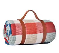 IRGVJIFR Coperta da Picnic Coperta da picnic spessa for esterni, 1,5x2 m, portatile, spiaggia, leggera, pieghevole, campeggio, for attrezzatura(Red Blue)