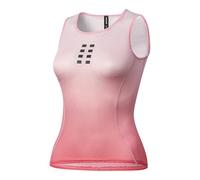 IRGVJIFR Maglietta a Compressione da Ciclismo Canotta da Ciclismo Donna Senza Maniche ad Asciugatura Rapida, Gilet Bici Mountain Bike, Maglia Sportiva a Compressione(Pink,XS)