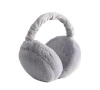 IRGVJIFR Paraorecchie Soft Plush Ear Warmer Winter Warm Earmuffs for Women Men Fashion Solid Color Earflap Outdoor Cold Protection Ear-Muffs Cover(Gray)