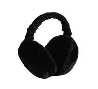 IRGVJIFR Paraorecchie Soft Plush Ear Warmer Winter Warm Earmuffs for Women Men Fashion Solid Color Earflap Outdoor Cold Protection Ear-Muffs Cover(Black)