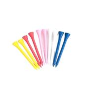 IRGVJIFR Tee da Golf Tee for Palline da Golf 42mm 54mm 70mm 83.0mm Lunghezza 50 Pezzi Confezione 100 in Legno Multicolore Accessori Step Down per Lo Sport(70mm 100 PCS)