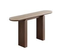 IRHIGBGX Console Ingresso Stile Rustico Moderno, Tavolo con Piano in Pietra Sinterizzata e Legno di Pino Massiccio, Tavolino Stretto Salvaspazio per Corridoio Dietro Divano